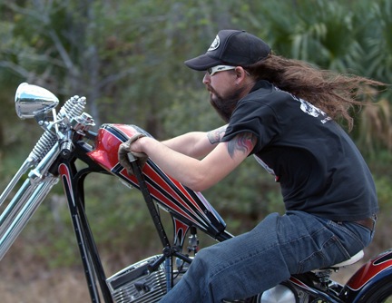 Pat Patterson of Led Sled Customs specializes in Sportsters that don't fit